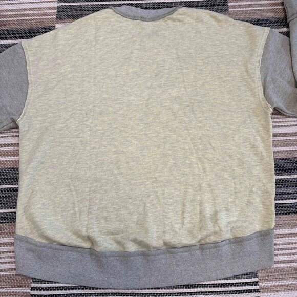 Free People Movement Start Up Pullover Oversized Relaxed Fit Yellow Gray Size M - Picture 8 of 16